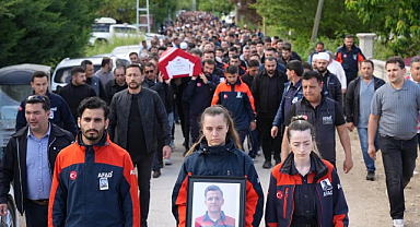 Şehit AFAD Personeli Son Yolculuğuna Uğurlandı