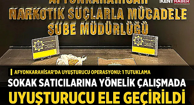 Sokak satıcılarına yönelik çalışmada uyuşturucu ele geçirildi