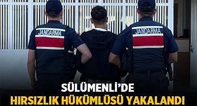 Sülümenli’de Hırsızlık Hükümlüsü Yakalandı