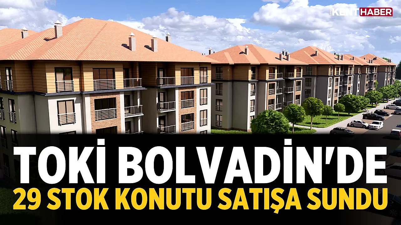 TOKİ, Afyonkarahisar Bolvadin’de 29 stok konutu satışa sundu