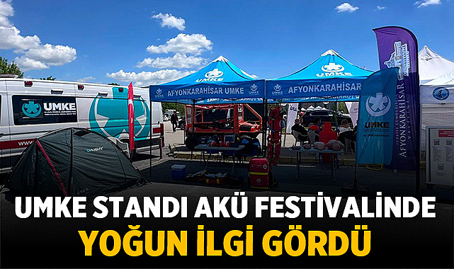 UMKE Standı AKÜ Festivalinde Yoğun İlgi Gördü