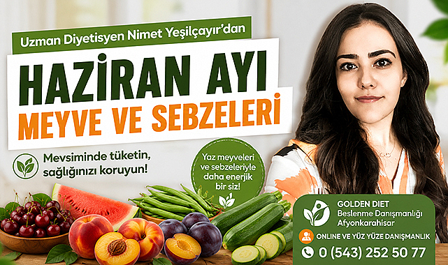 Uzman Diyetisyenden Yaz İçin Beslenme Uyarısı