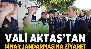 Vali Aktaş’tan Dinar Jandarmasına Ziyaret