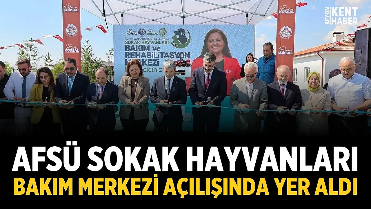 AFSÜ, Sokak Hayvanları Bakım Merkezi açılışında yer aldı
