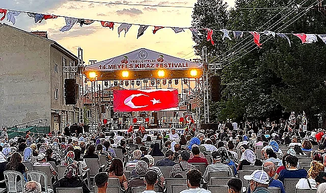 Afyonkarahisar'da 14. MEYFES Kiraz Festivali yoğun katılımla düzenlendi