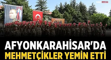 Afyonkarahisar'da Mehmetçikler Yemin Etti