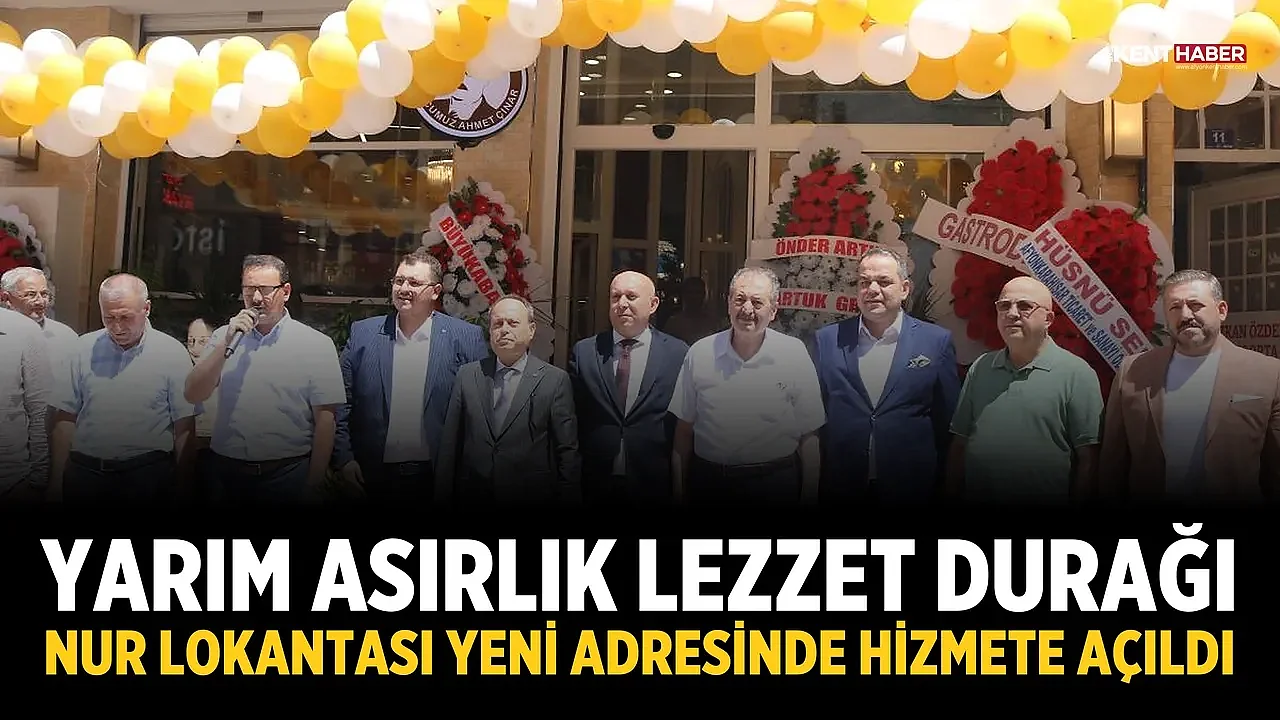 Afyonkarahisar'ın yarım asırlık lezzet durağı Nur Lokantası yeni adresinde hizmete açıldı
