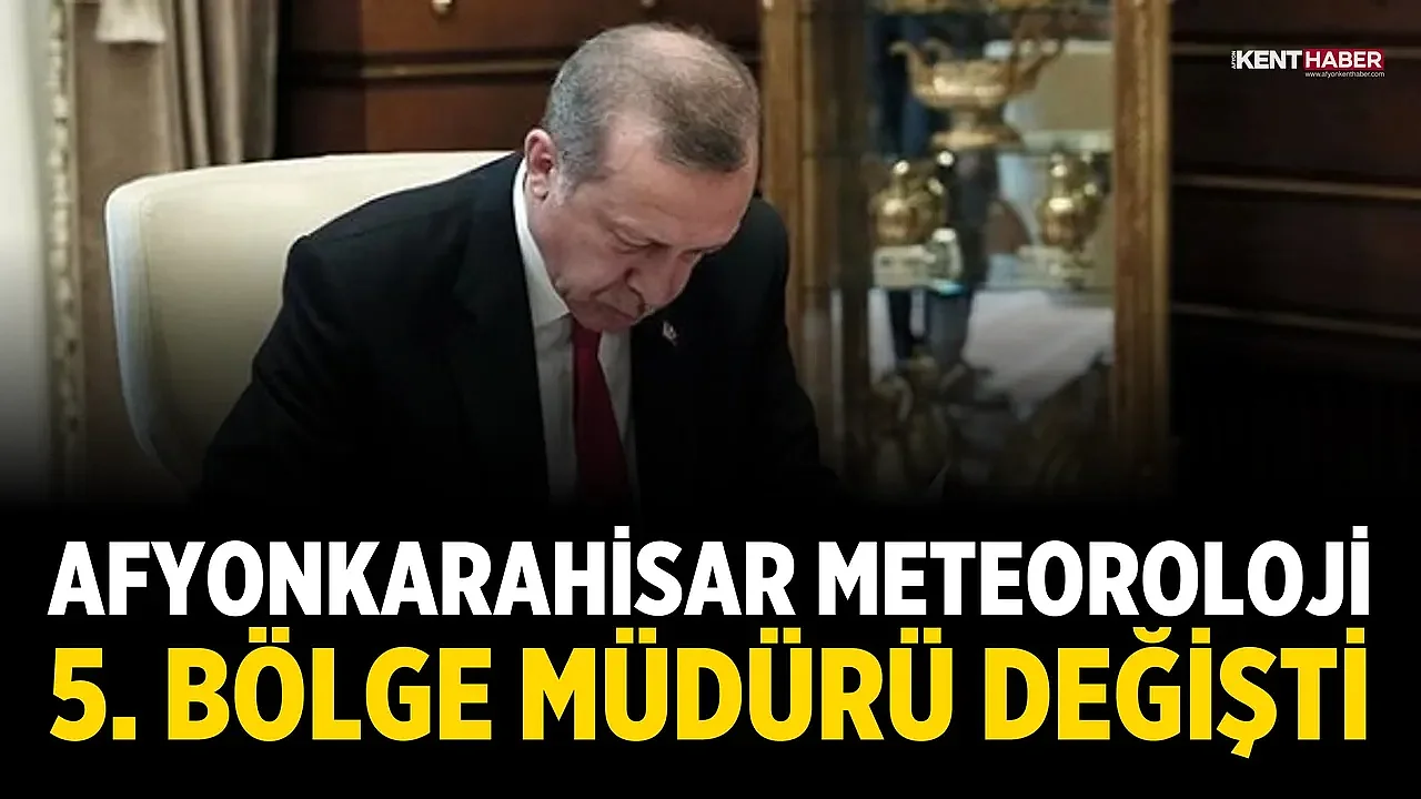 Afyonkarahisar Meteoroloji 5. Bölge Müdürü Değişti