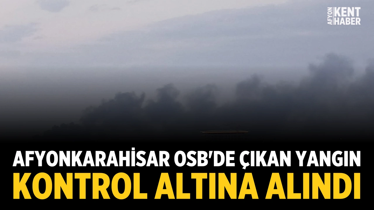 Afyonkarahisar OSB'de çıkan yangın kontrol altına alındı