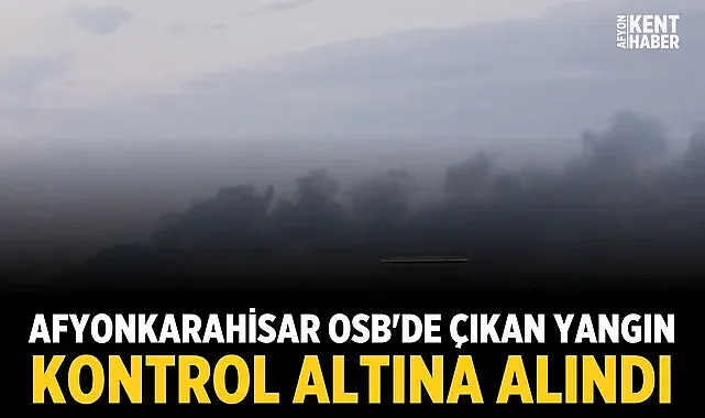 Afyonkarahisar OSB'de çıkan yangın kontrol altına alındı