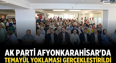 AK Parti Afyonkarahisar'da temayül yoklaması gerçekleştirildi