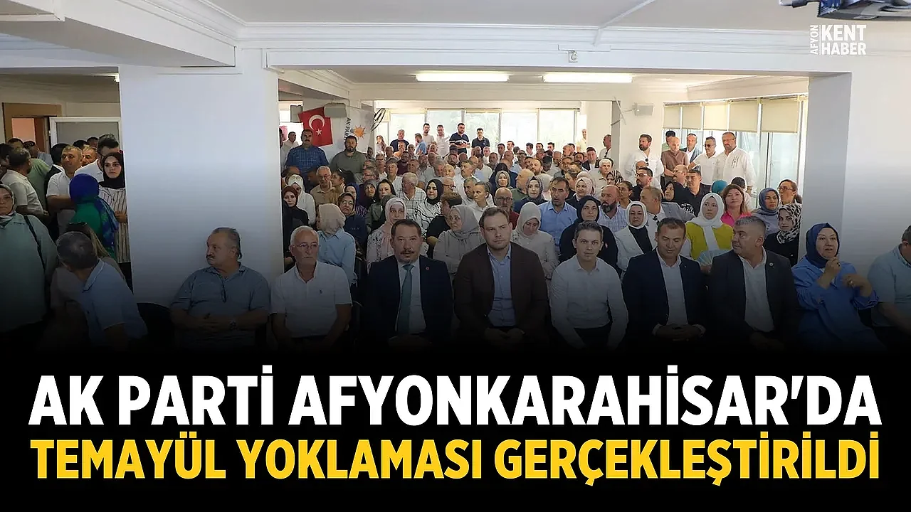 AK Parti Afyonkarahisar'da temayül yoklaması gerçekleştirildi
