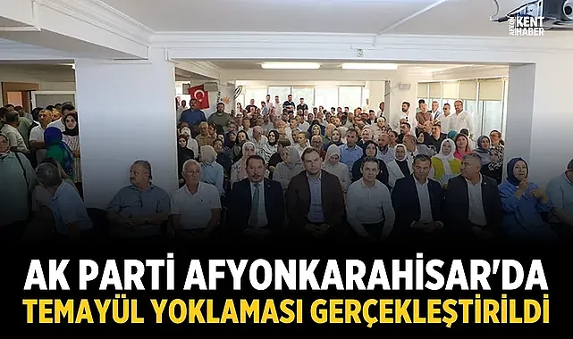 AK Parti Afyonkarahisar'da temayül yoklaması gerçekleştirildi