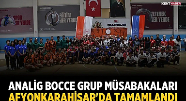 ANALİG Bocce Grup Müsabakaları Afyonkarahisar'da Tamamlandı