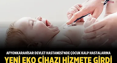 Çocuk Kardiyoloji Bölümünde yeni EKO cihazı kullanılmaya başlandı