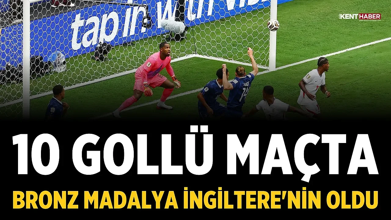 İngiltere, Fransa'yı 6-4 yenerek Dünya Kupası'nı üçüncü tamamladı