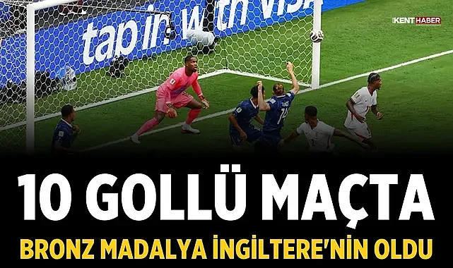 İngiltere, Fransa'yı 6-4 yenerek Dünya Kupası'nı üçüncü tamamladı