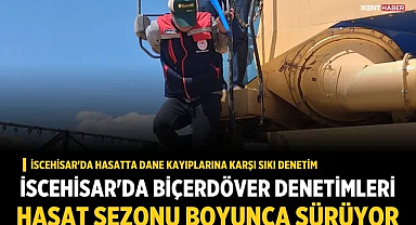 İscehisar'da Biçerdöver Denetimleri Hasat Sezonu Boyunca Sürüyor