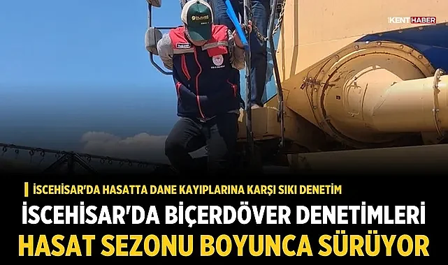 İscehisar'da Biçerdöver Denetimleri Hasat Sezonu Boyunca Sürüyor