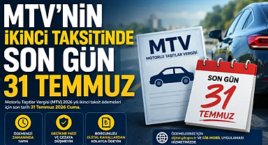 MTV İkinci Taksit Ödemesinde Bugün Son Gün