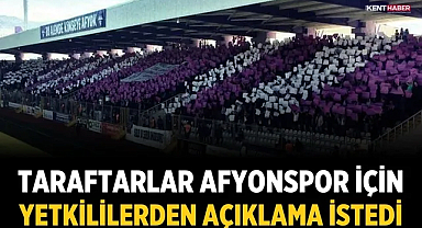 Taraftarlar, Afyonspor için yetkililerden açıklama istedi