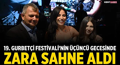 19. Gurbetçi Festivali'nin üçüncü gecesinde Zara sahne aldı