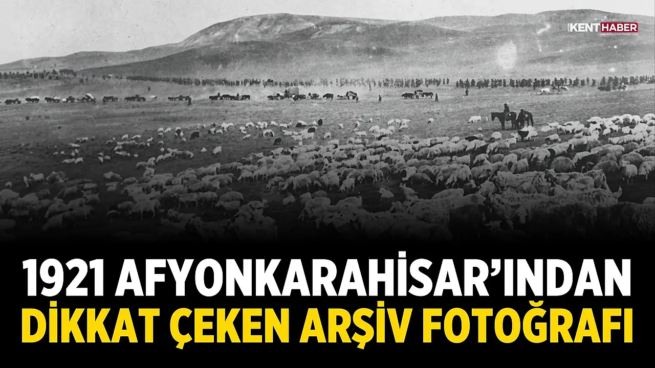 1921 Afyonkarahisar’ından dikkat çeken arşiv fotoğrafı