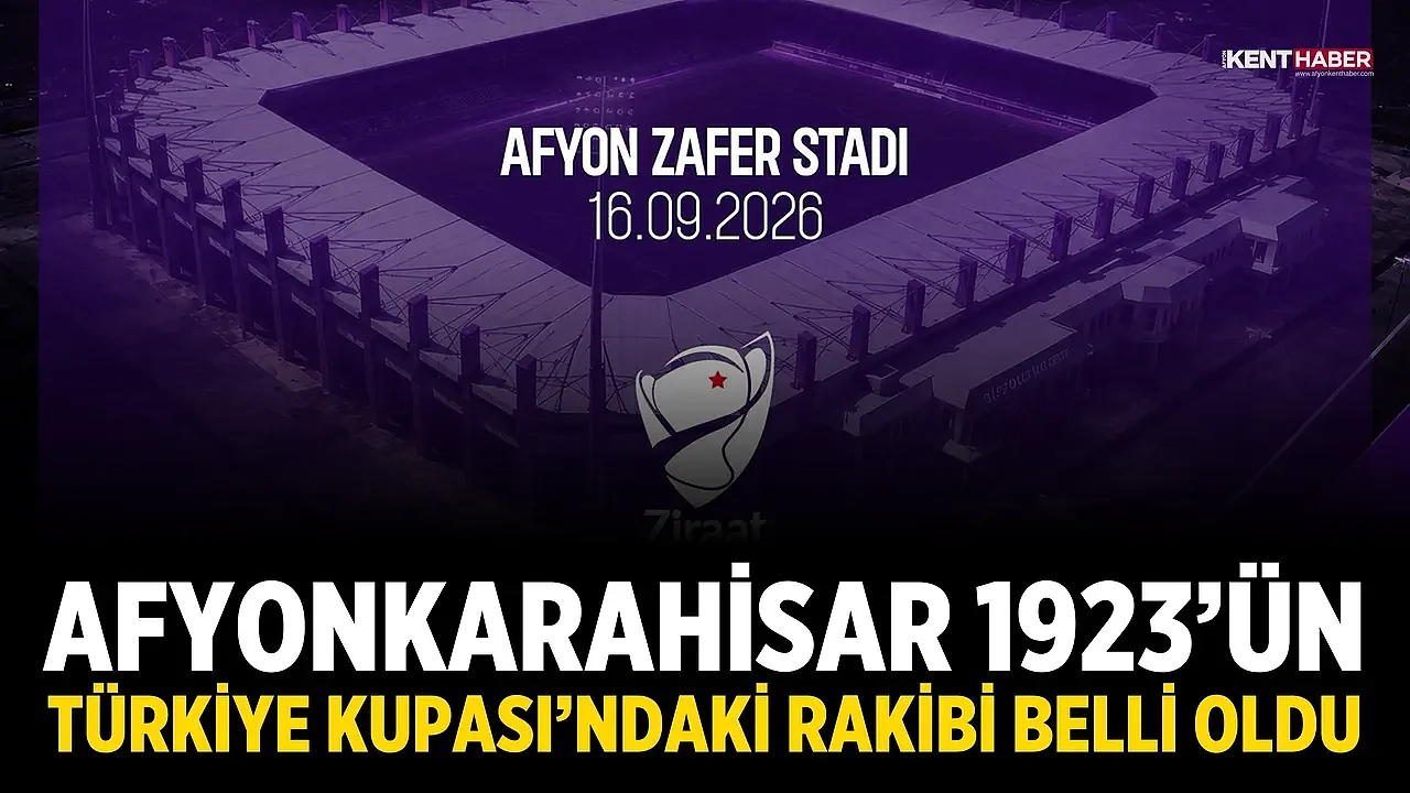 Afyonkarahisar 1923’ün Türkiye Kupası’ndaki Rakibi Belli Oldu