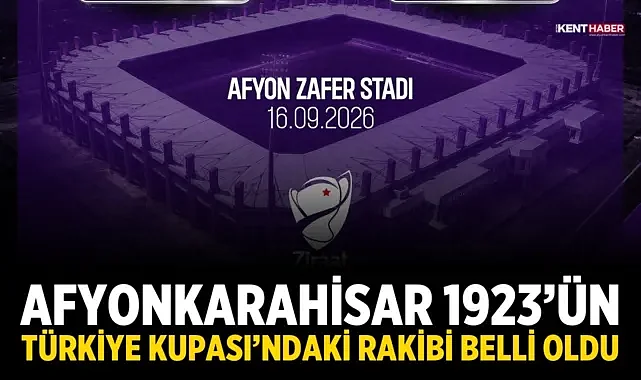Afyonkarahisar 1923’ün Türkiye Kupası’ndaki Rakibi Belli Oldu