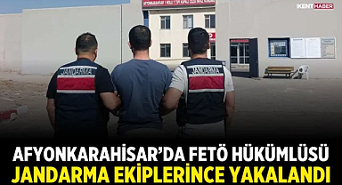 Afyonkarahisar’da FETÖ hükümlüsü jandarma ekiplerince yakalandı