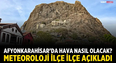 Afyonkarahisar’da Hava Nasıl Olacak? Meteoroloji İlçe İlçe Açıkladı