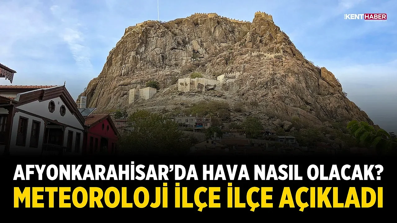 Afyonkarahisar’da Hava Nasıl Olacak? Meteoroloji İlçe İlçe Açıkladı