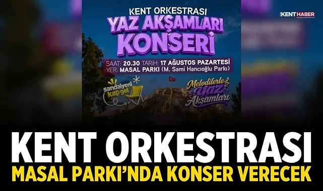 Afyonkarahisar’da Kent Orkestrası 17 Ağustos’ta Masal Parkı’nda Sahne Alacak