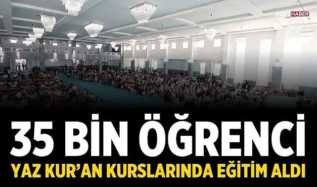 Afyonkarahisar’da Yaz Kur’an Kurslarını 35 Bin Öğrenci Tamamladı
