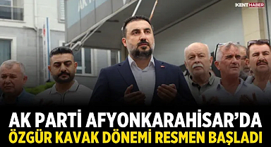 AK Parti Afyonkarahisar'da Özgür Kavak Dönemi Resmen Başladı