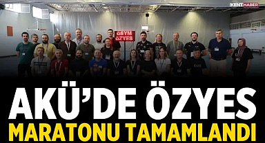 AKÜ’de ÖZYES Maratonu Tamamlandı