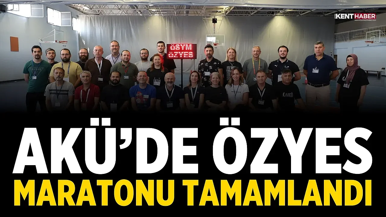 AKÜ’de ÖZYES Maratonu Tamamlandı