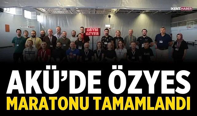 AKÜ’de ÖZYES Maratonu Tamamlandı