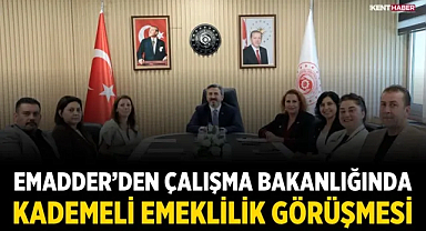 EMADDER’den Çalışma Bakanlığında kademeli emeklilik görüşmesi