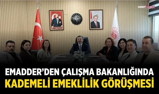 EMADDER’den Çalışma Bakanlığında kademeli emeklilik görüşmesi