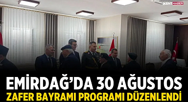 Emirdağ'da 30 Ağustos Zafer Bayramı Programı Düzenlendi