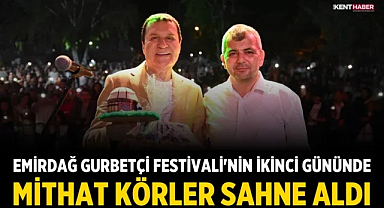 Emirdağ Gurbetçi Festivali'nin İkinci Gününde Mithat Körler Sahne Aldı