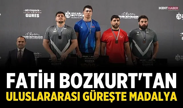Fatih Bozkurt'tan Uluslararası Güreşte Madalya