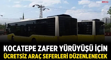 Kocatepe Zafer Yürüyüşü İçin Ücretsiz Araç Seferleri Düzenlenecek