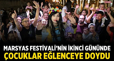 Marsyas Festivali’nin İkinci Gününde Çocuklar Eğlenceye Doydu