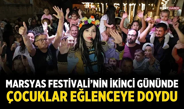 Marsyas Festivali’nin İkinci Gününde Çocuklar Eğlenceye Doydu