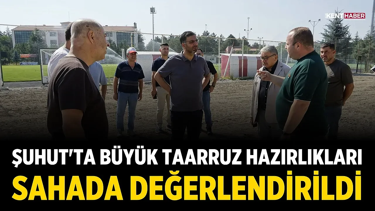 Şuhut'ta Büyük Taarruz hazırlıkları sahada değerlendirildi