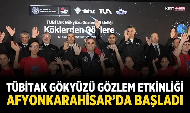 TÜBİTAK Gökyüzü Gözlem Etkinliği Afyonkarahisar’da Başladı