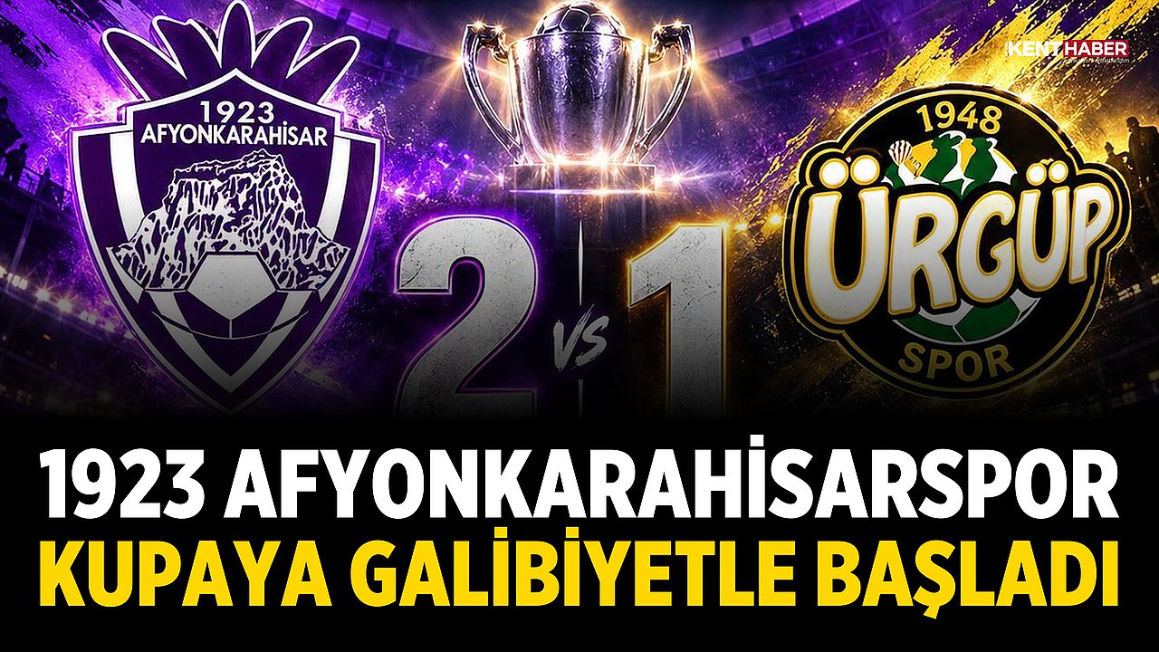 1923 Afyonkarahisarspor Kupaya Galibiyetle Başladı: Ürgüpspor’u 2-1 Mağlup Etti