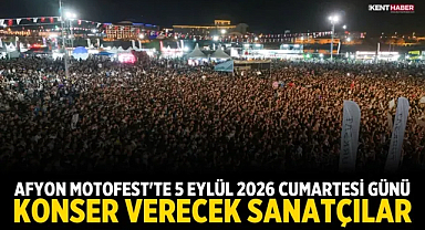 Afyon Motofest'te 5 Eylül 2026 Cumartesi Günü Konser Verecek Sanatçılar